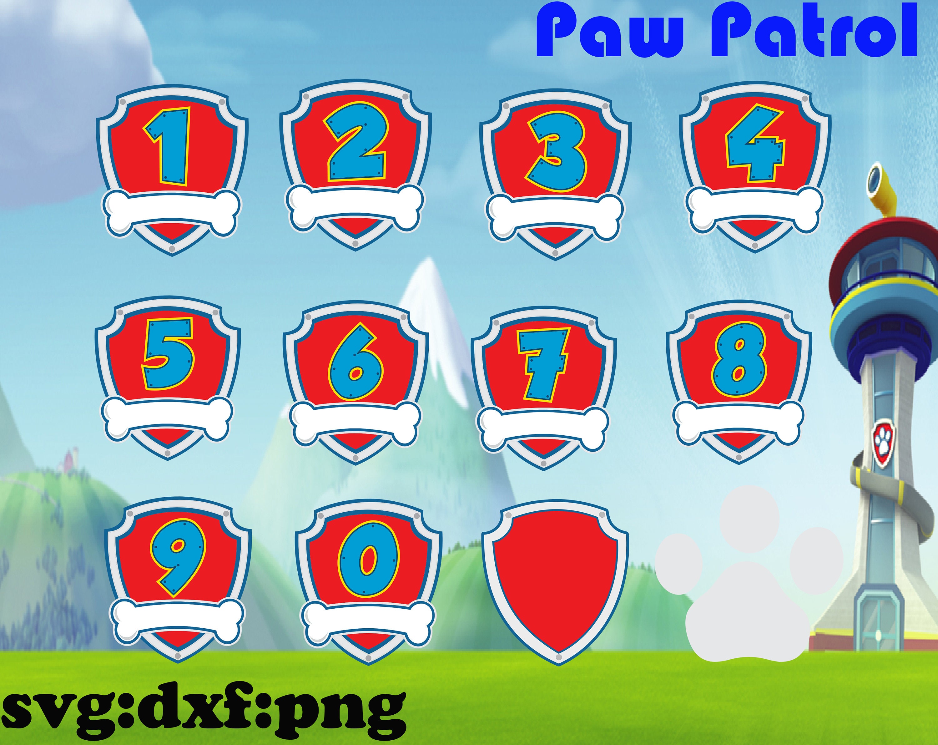 Free Free Paw Patrol Svg Etsy 703 SVG PNG EPS DXF File