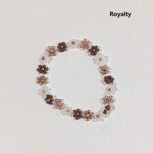 Beaded Flower Bracelet