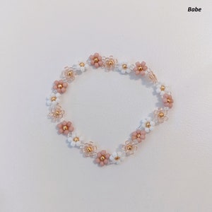 Beaded Flower bracelet