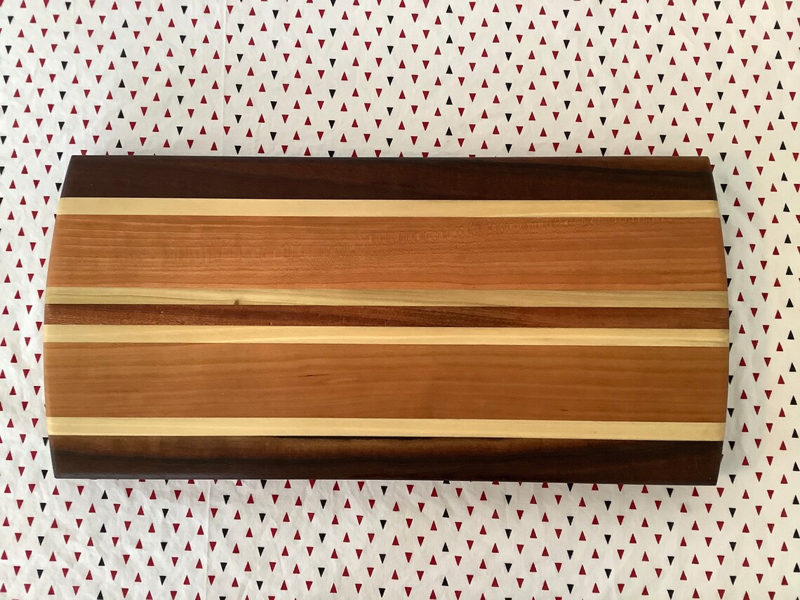 Handmade Cutting Board walnut poplar and cherry Etsy