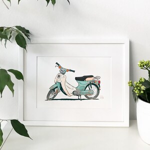 La motocicleta épica, impresión artística, bellas artes Giclée, cultura griega
