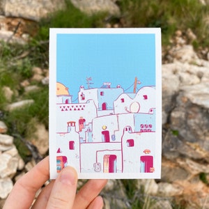 El pequeño pueblo cicládico - Mini impresión