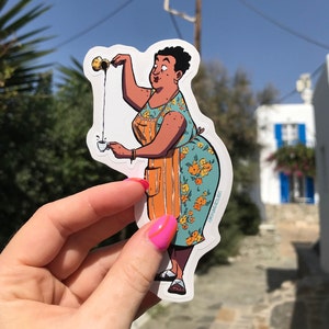 Mama naklejka, ilustracja sztuka, kultura grecka