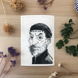 Ethnic Illustration, Art Print, Greek culture