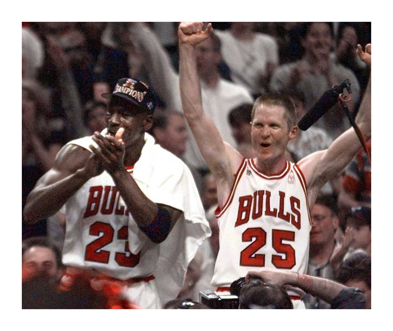Steve Kerr Signed Autographed Chicago Bulls Retro Jersey PSA/DNA Legend  Warriors