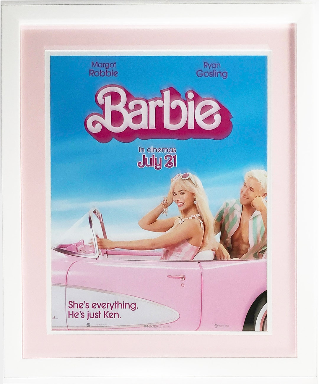 RYAN GOSLING BARBIE KEN MOVIE 8x10 PROMO PHOTO Iconic