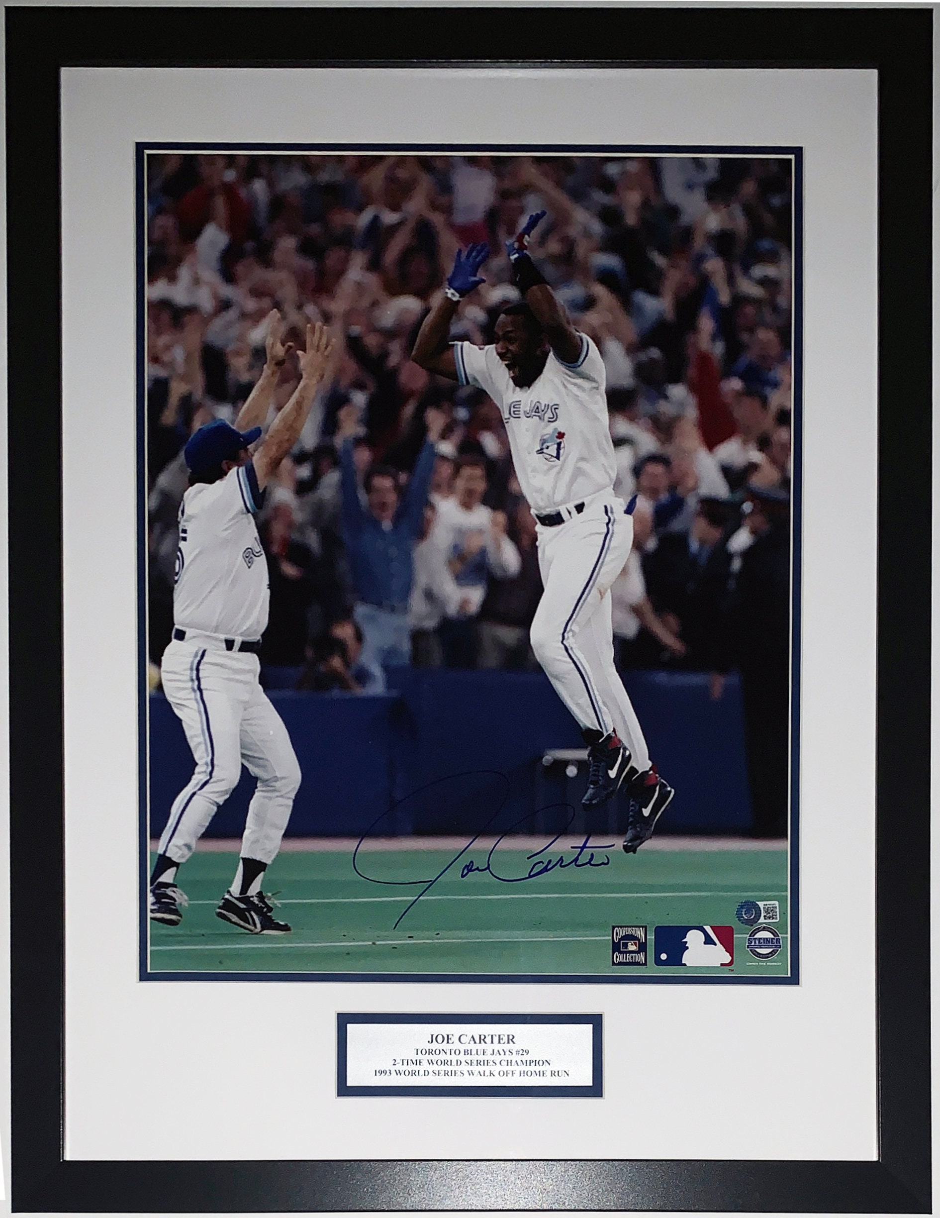 Joe Carter Signed Toronto Blue Jays 1993 World Series Home Run 