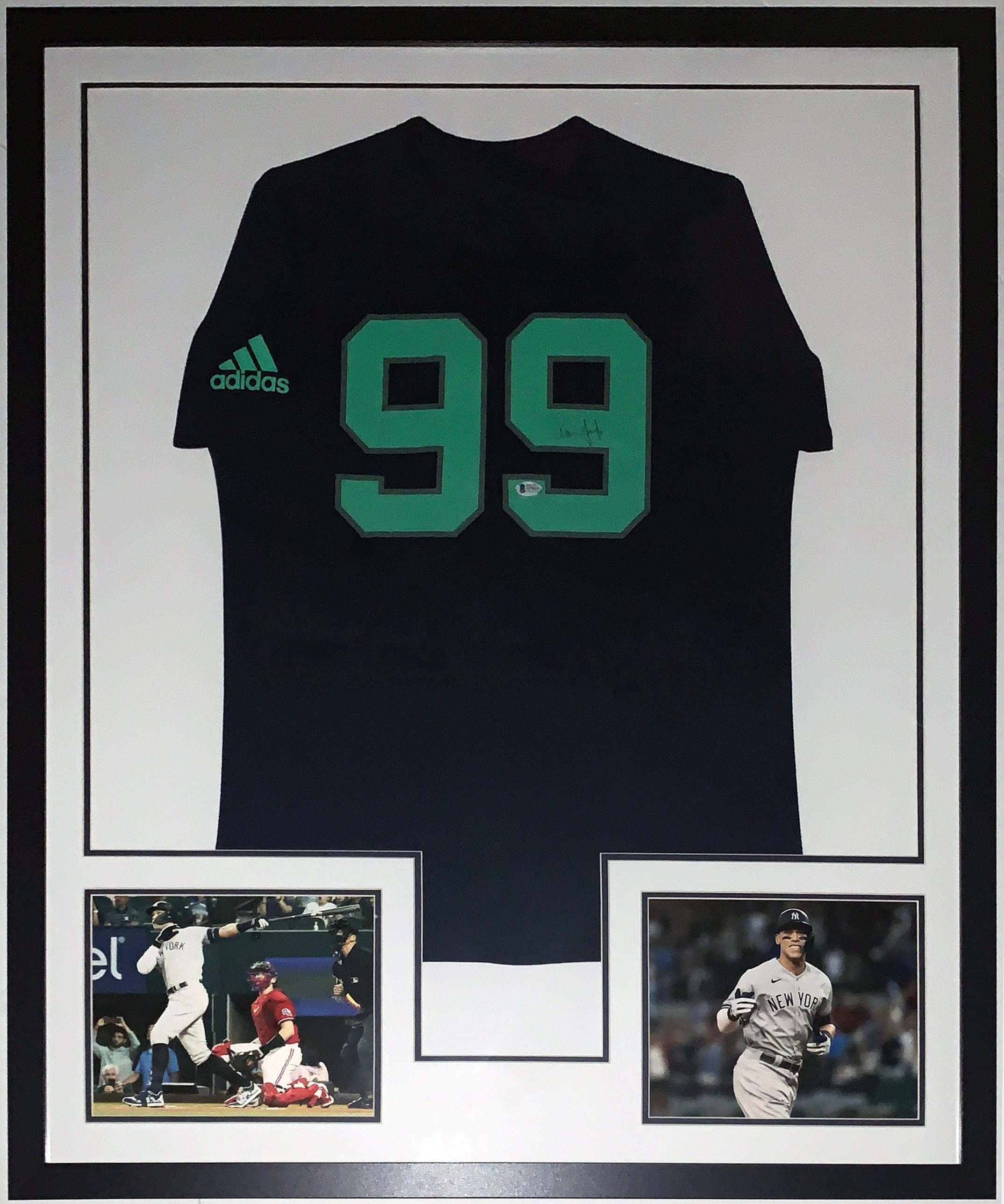 Aaron Judge Autographed and Framed New York Yankees Jersey