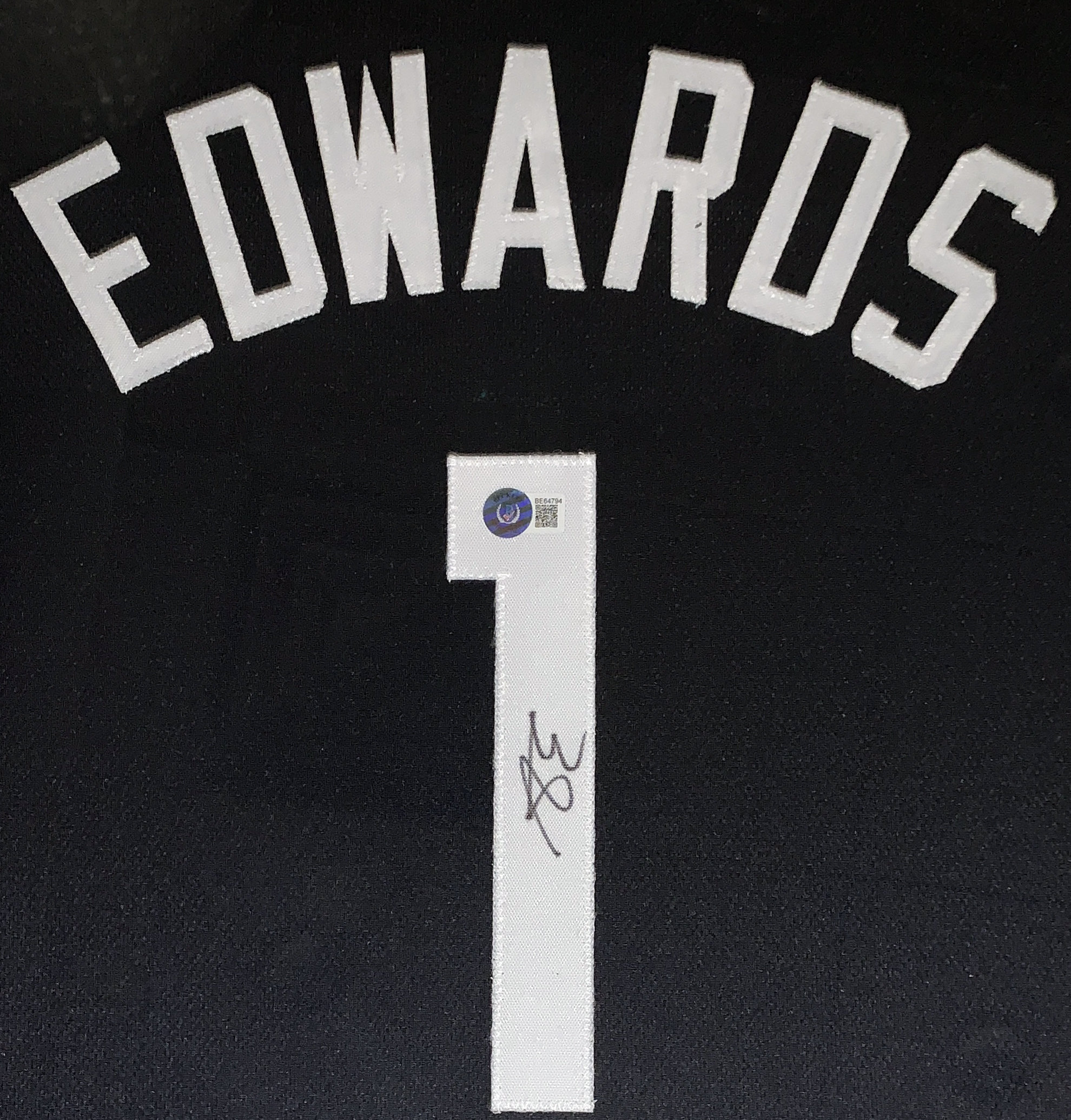 Framed Anthony Edwards Minnesota Timberwolves Autographed Grey