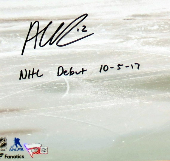 Autographed Chicago Blackhawks Alex DeBrincat Fanatics Authentic