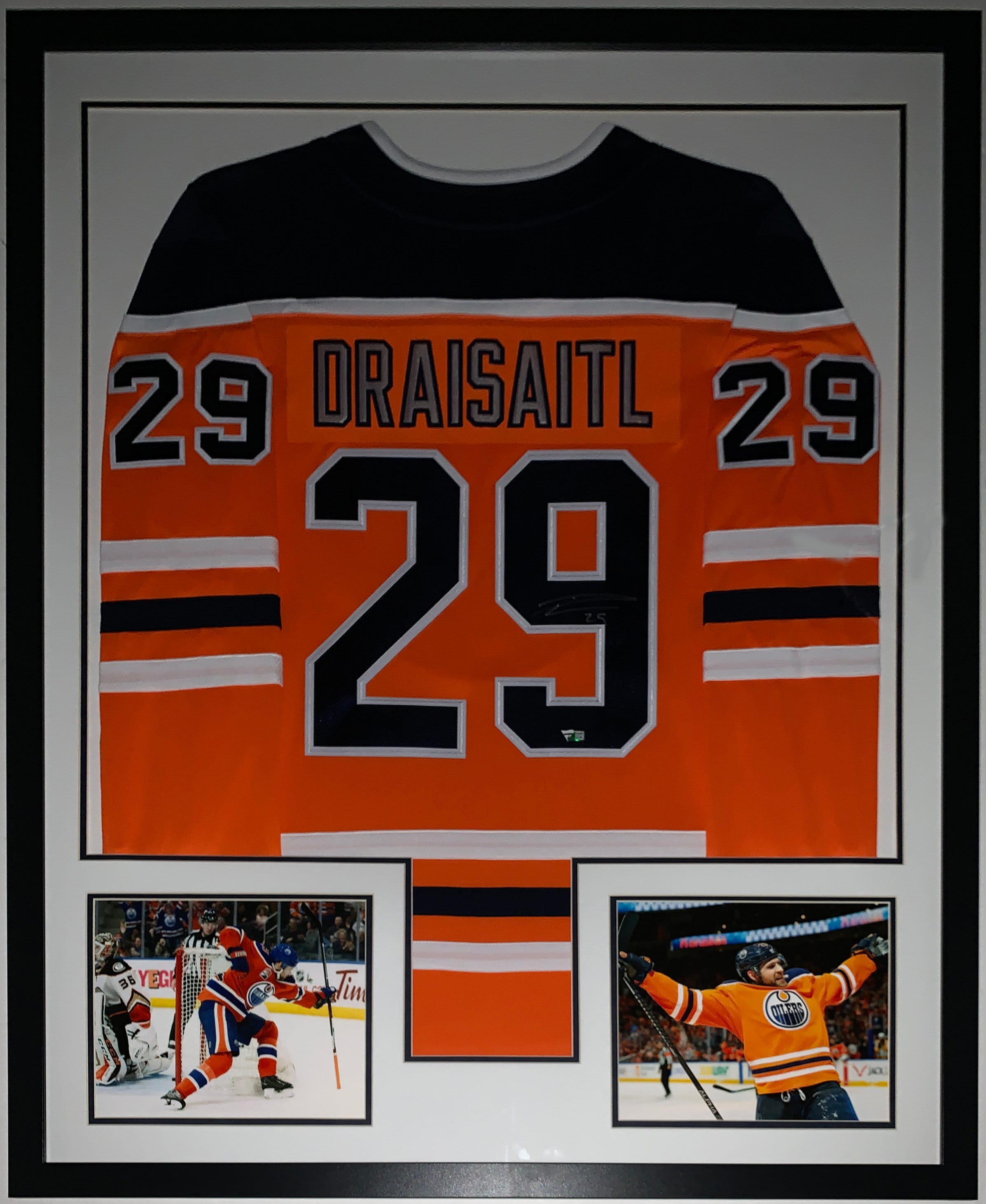 Leon Draisaitl Signed Edmonton Oilers Jersey Psa/Dna Coa Autographed Hockey