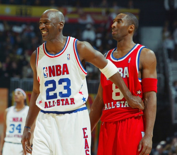 Michael Jordan and Kobe Bryant 16x20 NBA All Star Game 16x20 - Etsy
