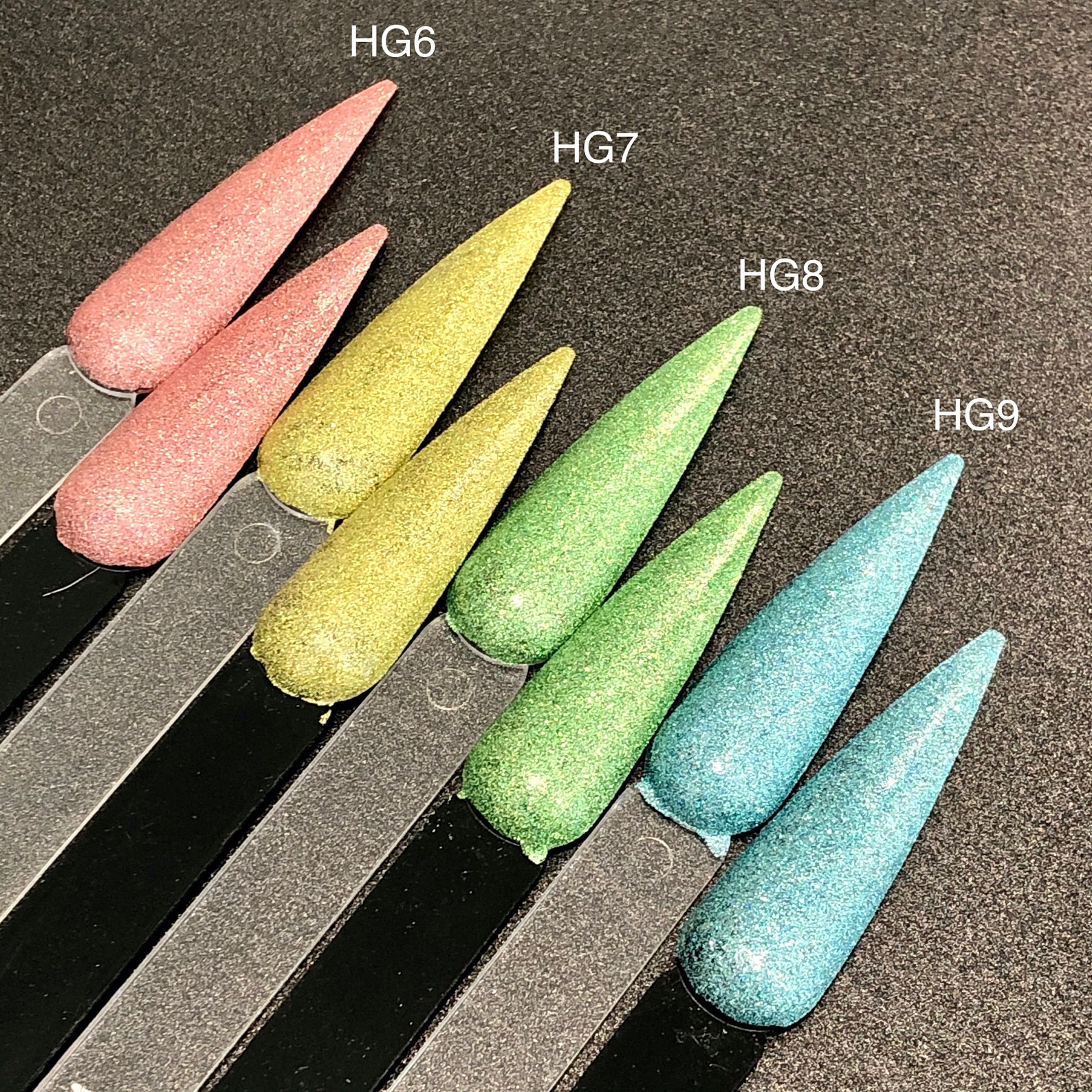 HG6 Colored Holo Glitter for Resin Epoxy Nail DIY Art Etsy