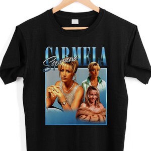 Carmela Soprano Homage T Shirt Carmela Soprano T Shirt Mafia Inspired Printed Shirt Italian American Fashion Shirt