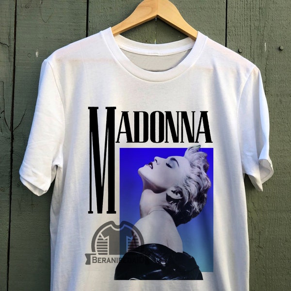 Vintage 1987 Madonna Who's That Girl Tour Black Men T-shirt, Vintage THE SMASHING PUMPKINS Siamese Dream White Black Men T-shirt