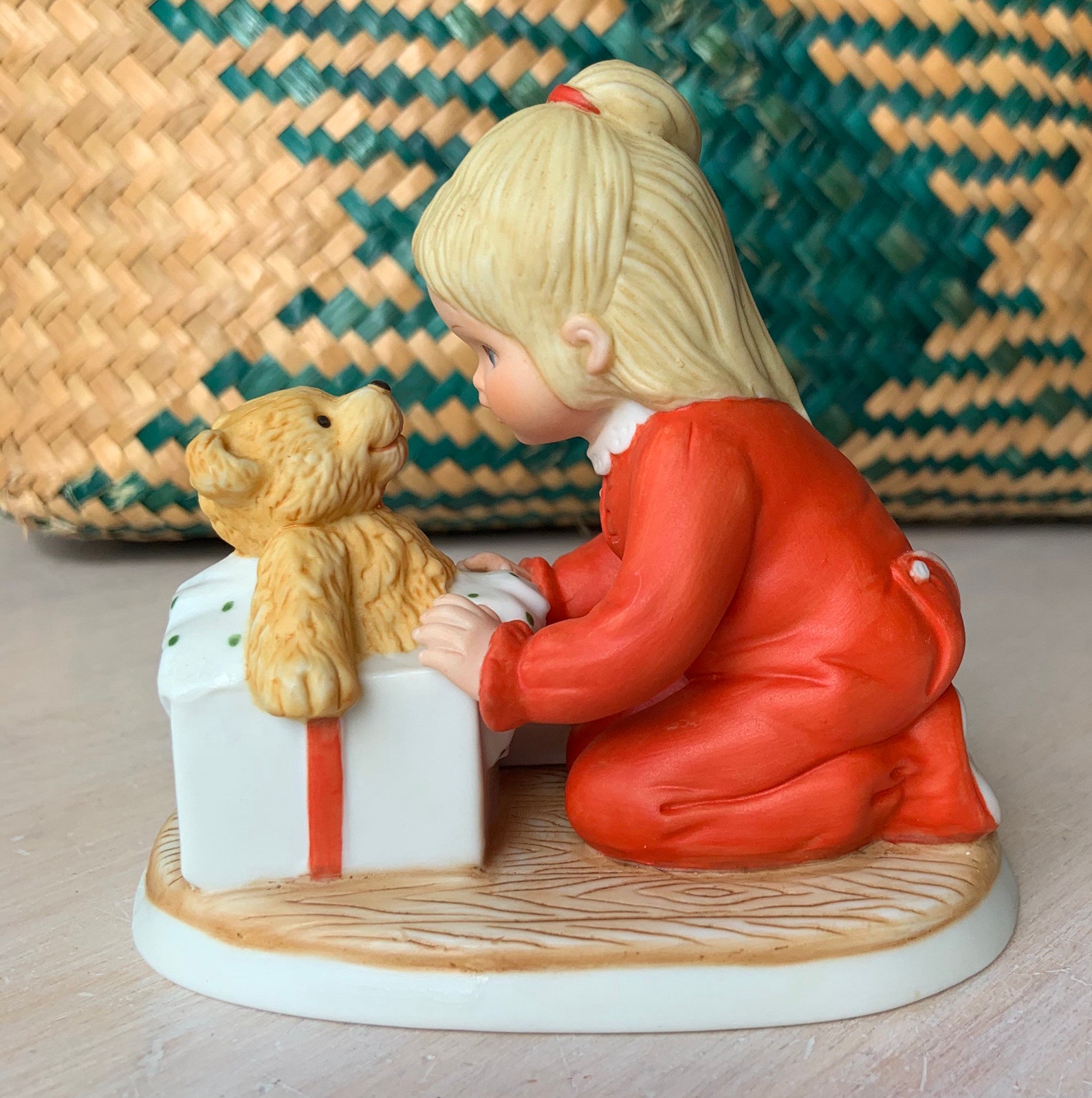 Lenox Collection Teddys First Christmas Teddy And Tiny Tots Etsy