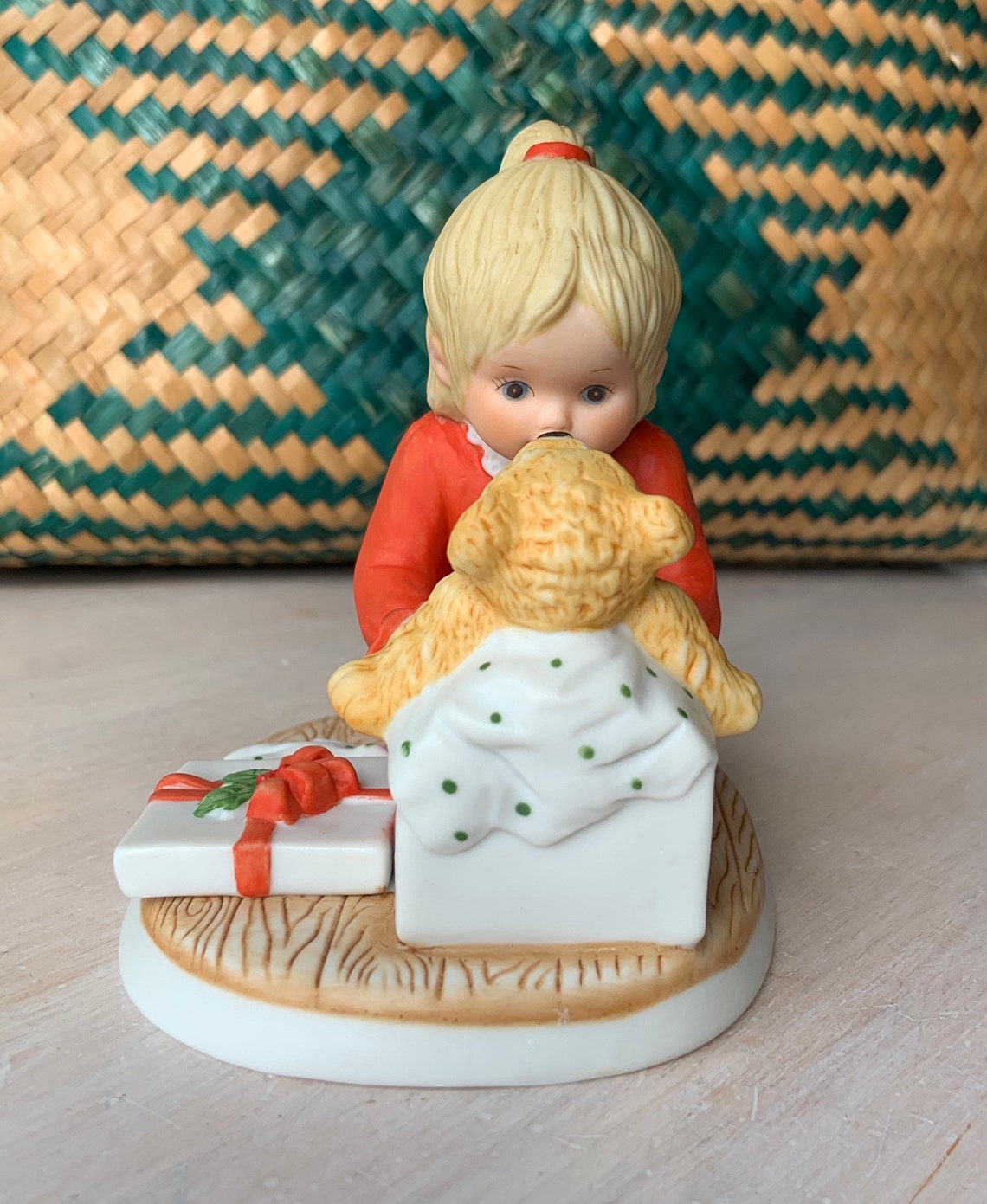 Lenox Collection Teddys First Christmas Teddy And Tiny Tots Etsy
