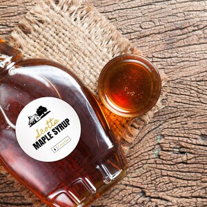Bearbeitbares rundes Etikett für den Druck | 2 "und 2,5" Kreis Sticker Vorlagen. Personalisiere Etiketten für Einmachgläser, Kerzen oder Schachteln.
