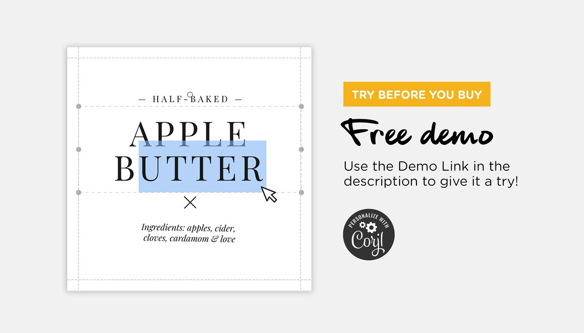 Editable Round Label for Print | 2” and 2.5” Circle Sticker Templates ...