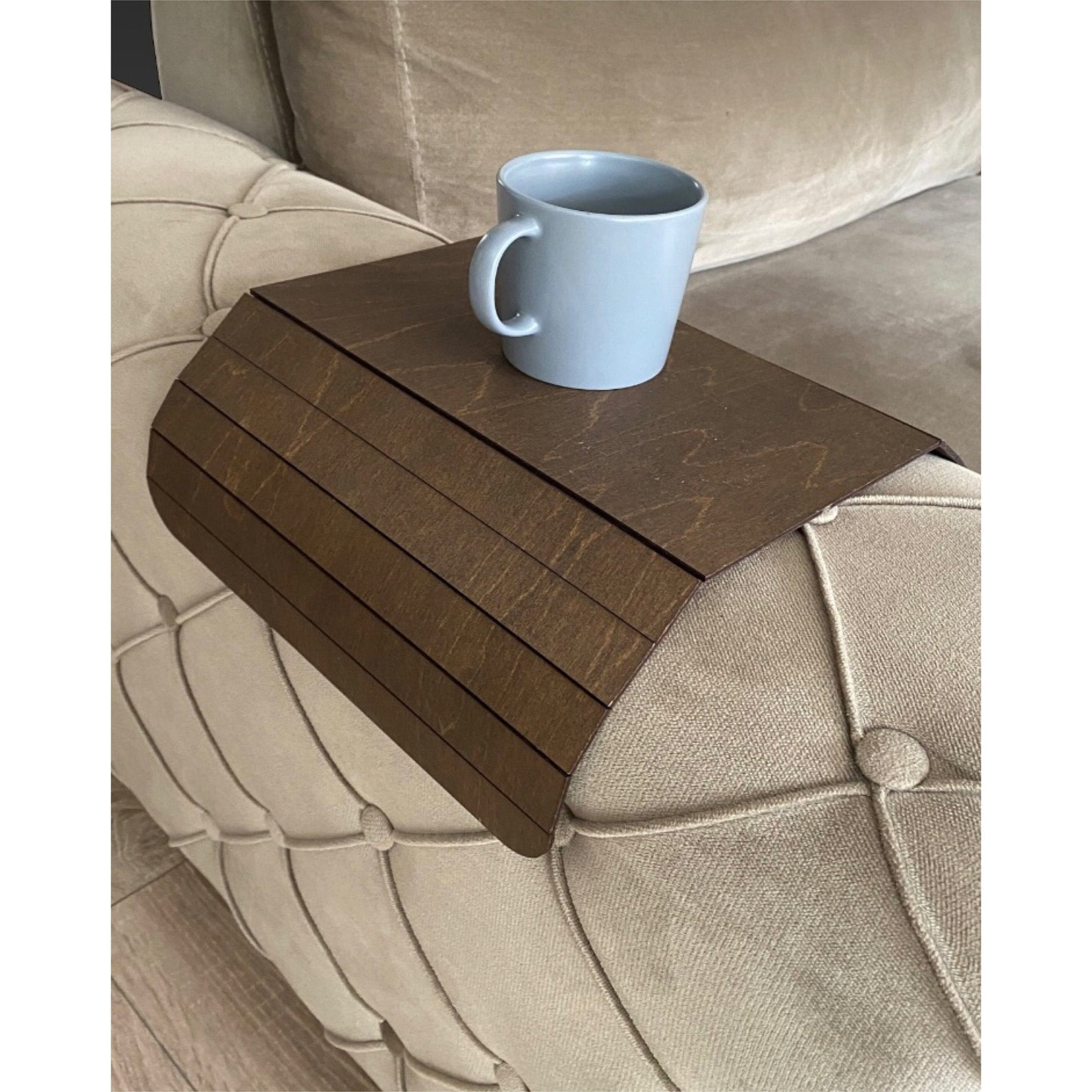 Wooden Sofa Side Table Wooden Sofa Tray Sofa Side Table Etsy