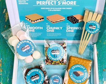 Mini S'mores Kit, Letterbox, Birthday, HALAL, UNI Treats, Thank You gifts, For Bestie, Secret Santa, Xmas Gift for friends, Stocking Filler
