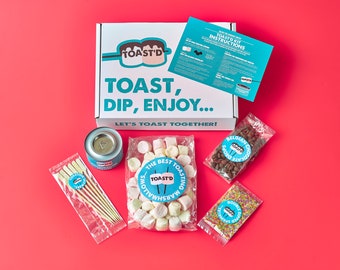 Marshmallow Toasting Kit: Belgian Chocolate, Sprinkles, Toaster