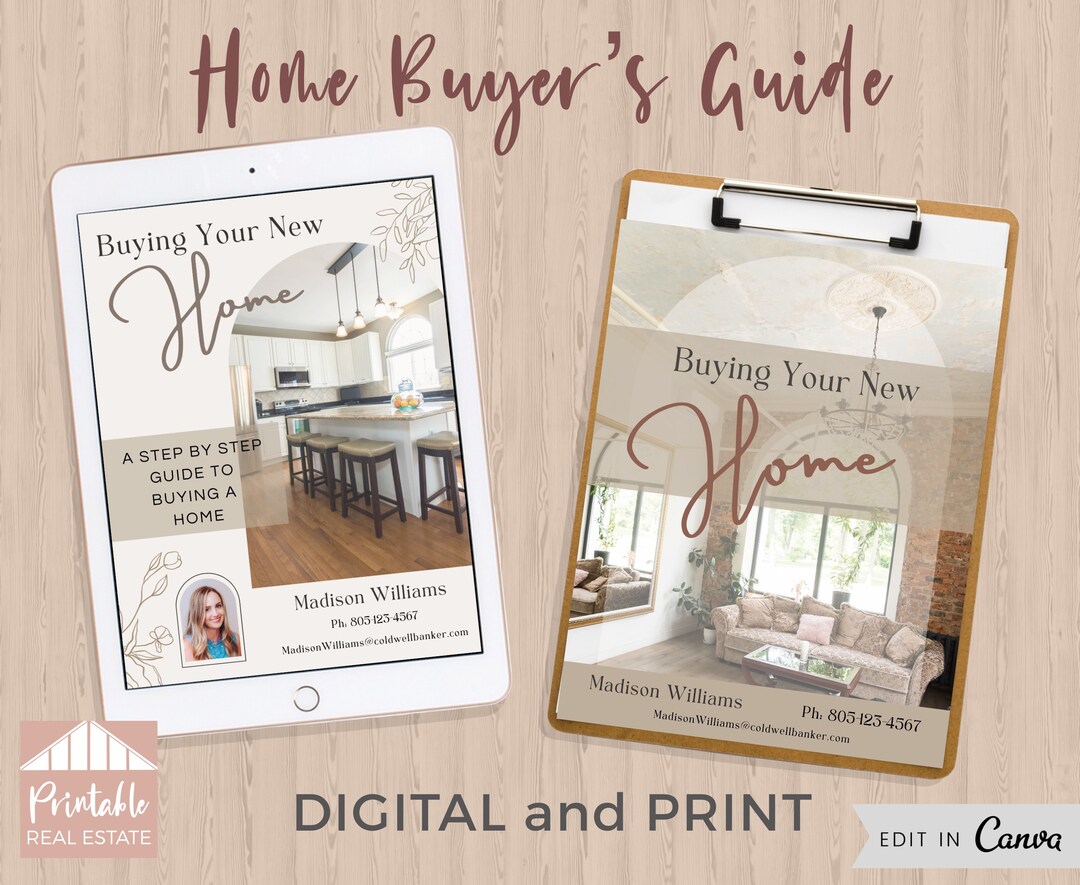 Home Buyer Guide Real Estate Marketing Template, Buyers Guide Real ...