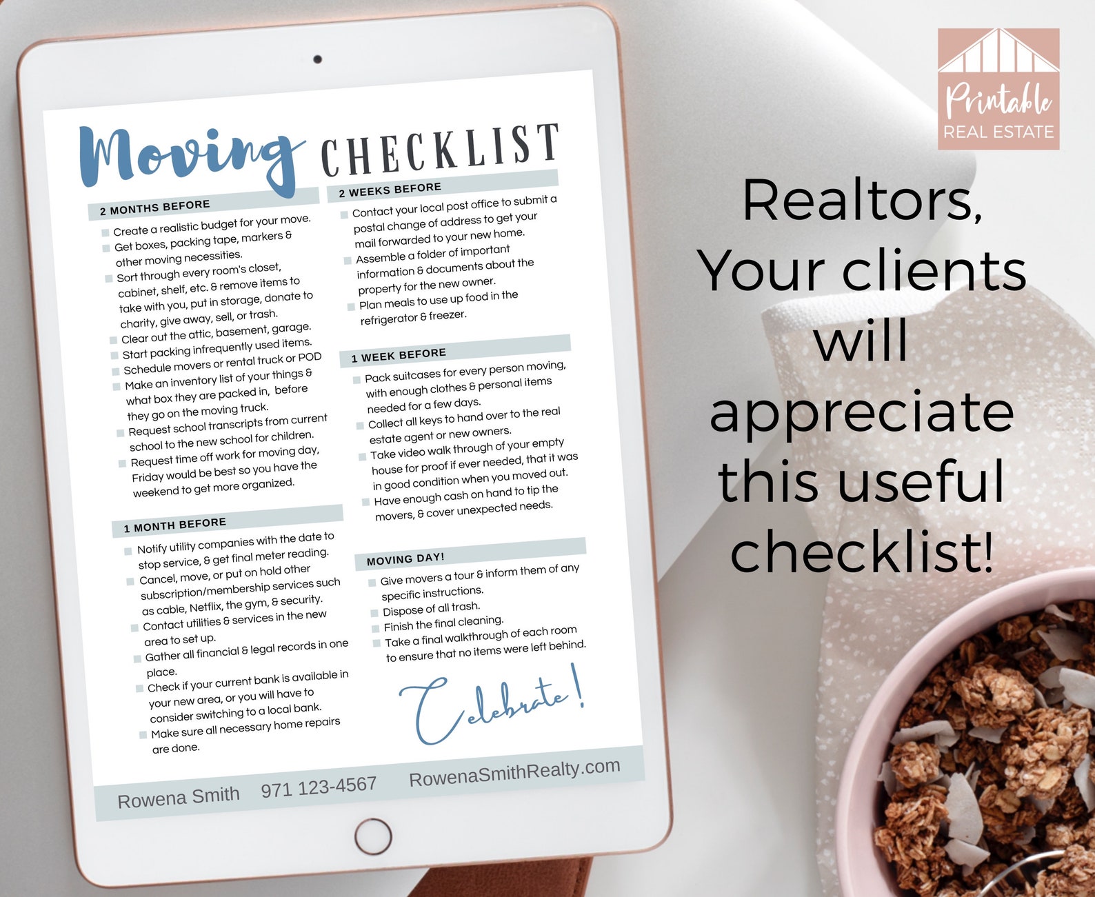 Real Estate Templates Buyer Checklist Bundle of 5 Editable - Etsy