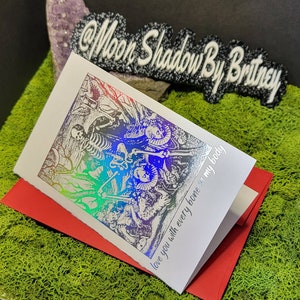 Spooky Card- &quot;Love you with every bone in my body&quot;