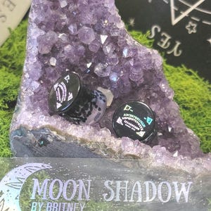 Ouija Board Handmade Resin Ear Gauges plugs for stretched ears 12mm and up