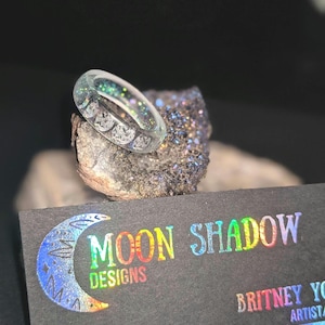 Moon Phase Resin Ring