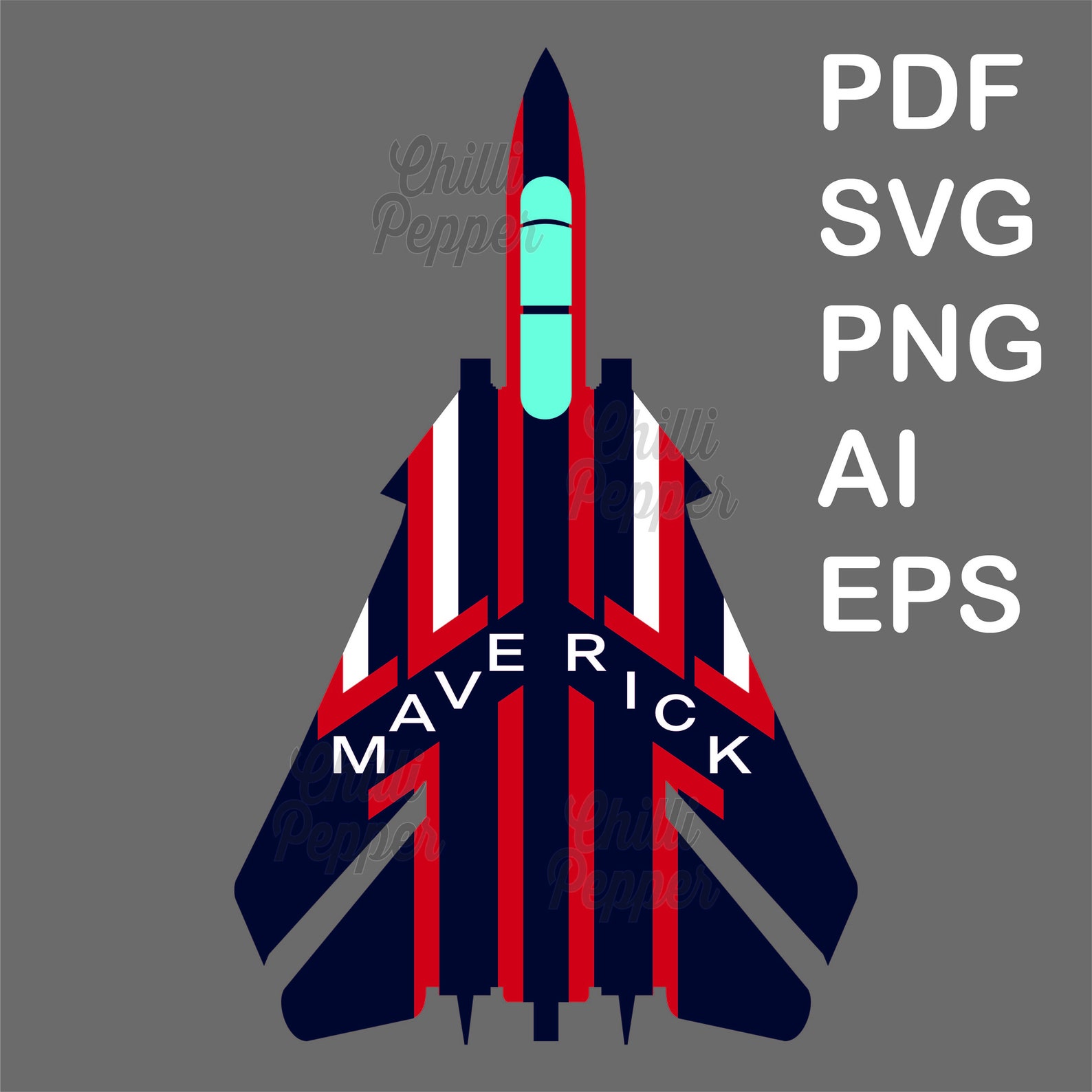 MAVERICK F14 TOP GUN vector digital download svg eps png Etsy