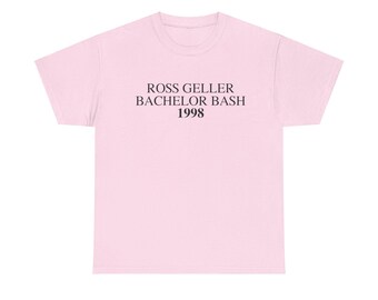 Ross Geller Bachelor Bash 1998 Friends Vintage Tee Joey