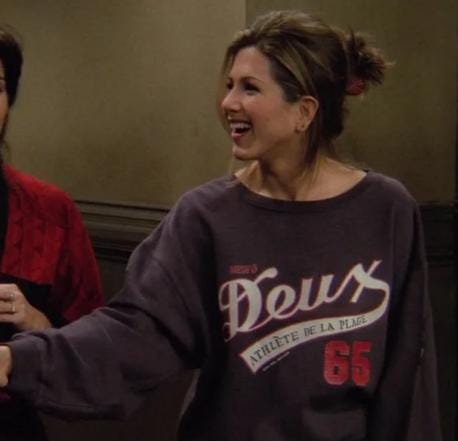 Rachel Green Deux Athlete De La Plage Sweatshirt | Jennifer