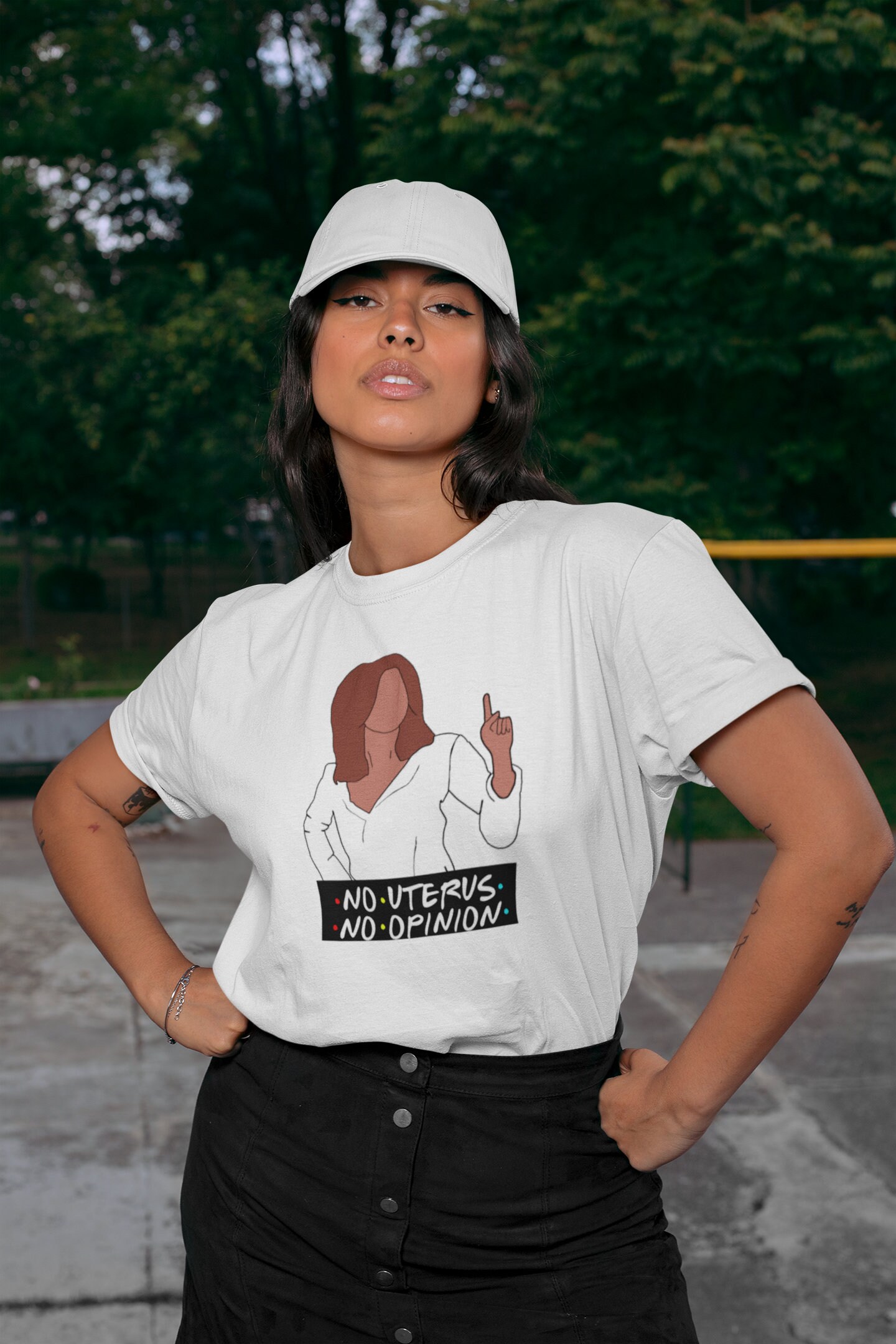 No Ovaries No Opinion T-Shirt No Ovaries No Opinion T-Shirt