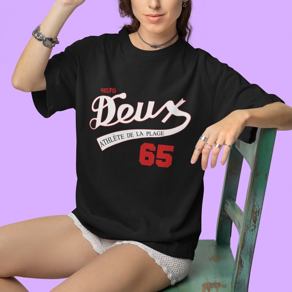 Rachel Green Deux Athlete De La Plage T-shirt | Jennifer Aniston Deux T-shirt | Friends Merch | Rachel Green Clothing | Friends Tv Show