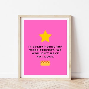 Se la braciola di maiale fosse perfetta - Citazione stampabile di arte digitale da Steven Universe