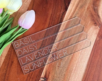 Plant Name Marker | Vegetable Garden Name Stake | Flower Pot Name Tag | Seed Starter Label | Greenhouse  Variety | Herb Marker | Funny Plant