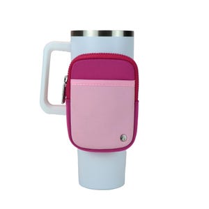 CupClutch | Stanley Cup Bag | Stanley Cup Accessory | Tumbler Bag | Tumbler Pouch | Tumbler Cup Carry-All | Yeti Cup Bag | Water Bottle Bag