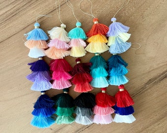 beach bolsa with tassels