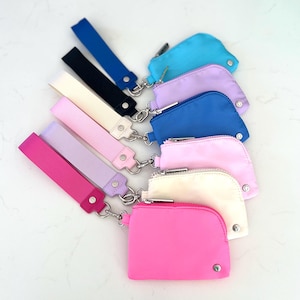 Tarjetero de pulsera / Monedero / Cartera de muñeca / Cartera minimalista / Cartera de viaje / Cartera de muñeca LuLu Dupe / Bolsa de muñeca / Cartera de gimnasio
