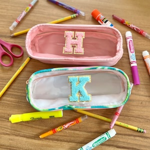 Pencil Case,Colorful Silicone Waterproof Pencil Pouch Aesthetic  Lightweight&Portable Pen Bag Stylish Small Office Supplies for Students  ,Boys and