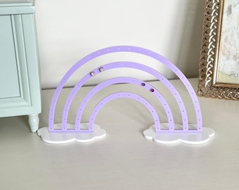 Rainbow Earring holder | Jewelry Organizer Stand | Kids Easter Gift | Girls Birthday Gift | Jewelry Box | Earring Organizer |Jewelry Display