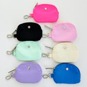 Pochette Penny | Pochette Palmy à l'ananas et à l'ananas |  Porte-clés porte-monnaie | Porte-monnaie avec bracelet | Portefeuille porte-clés | Pochette pour cartes avec cordon de serrage | Titulaire de la carte