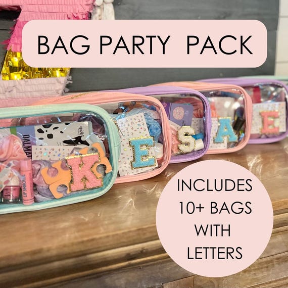 Evechole Small Paper Goodie Bags With Handles - 16 Pack, Light Green, For Party Favors