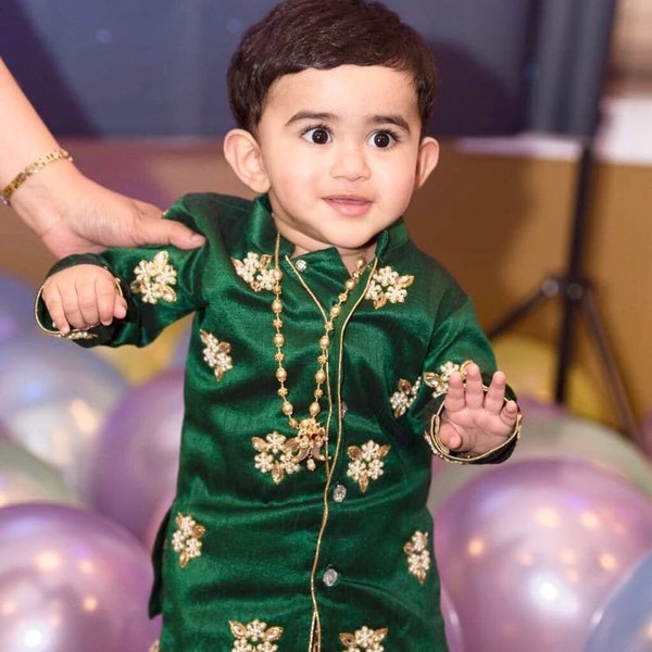 Ethnic Indian wear Kids Sherwani and Dhoti