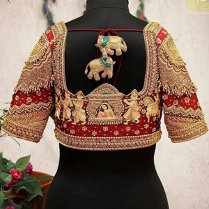 heavy-work-bridal-blouse-designs (12) • Keep Me Stylish