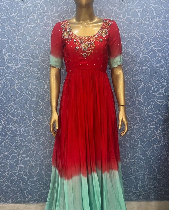 Beautiful Silk Long Dress. | Silk dress long, Indian gowns dresses, Indian  long dress