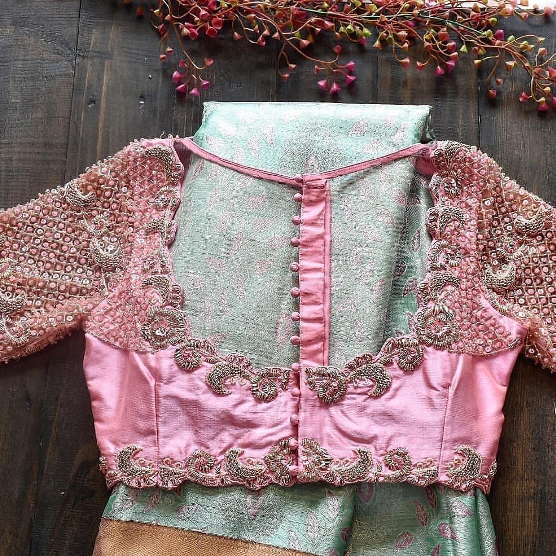 Custom Fit Party Wear Designer Blouse Etsy