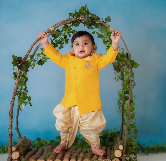 Kids Sherwani for Kids and Boys Sherwani and Dhothi Ethnic Wear